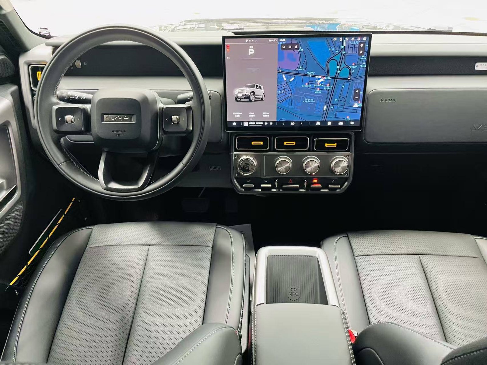 iCar V23 чёрный, наш лот, передняя панель