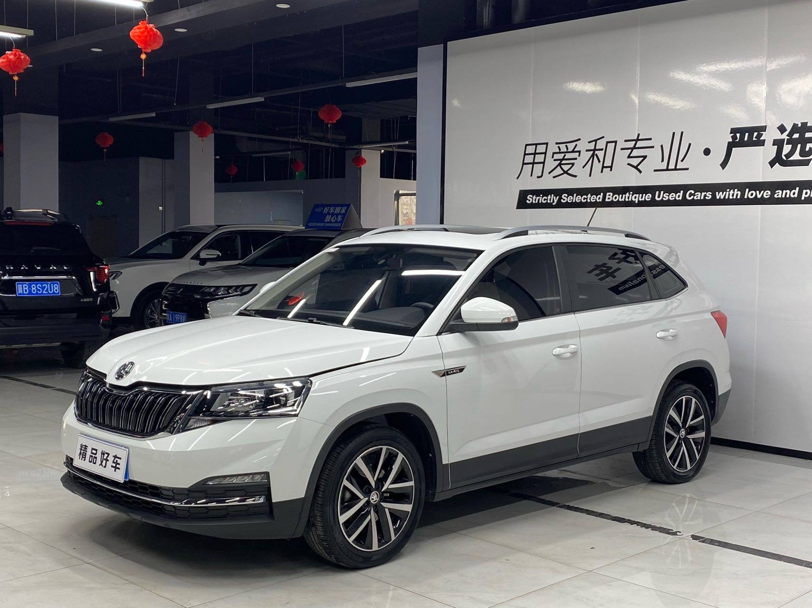 Skoda Kamiq 2022 из Китая, наш лот, спереди 3/4