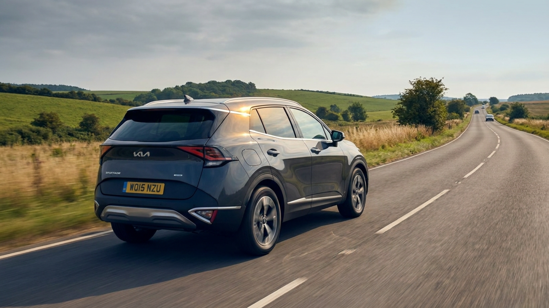 Kia Sportage NQ5 на дороге, полный привод и клиренс кроссовера
