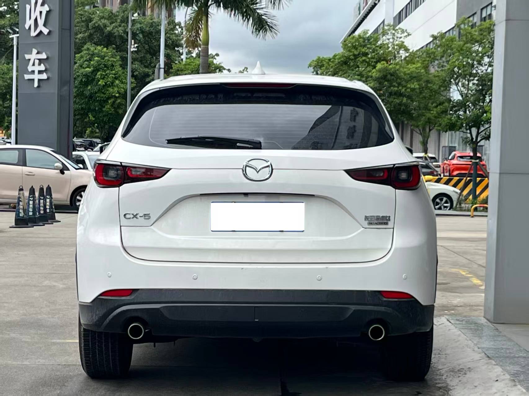 Mazda CX-5 2024, вид сзади, шильдик CX-5 и SkyActiv-G (2/6)