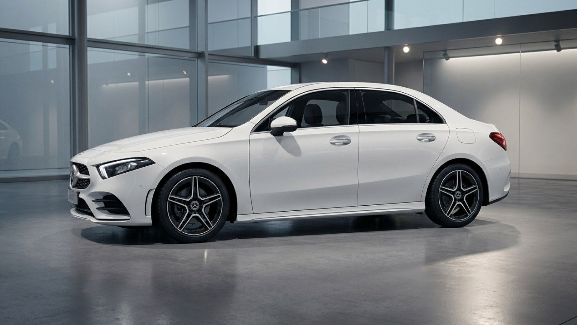 Mercedes-Benz A-Class L из Китая на премиальной подаче в автосалоне