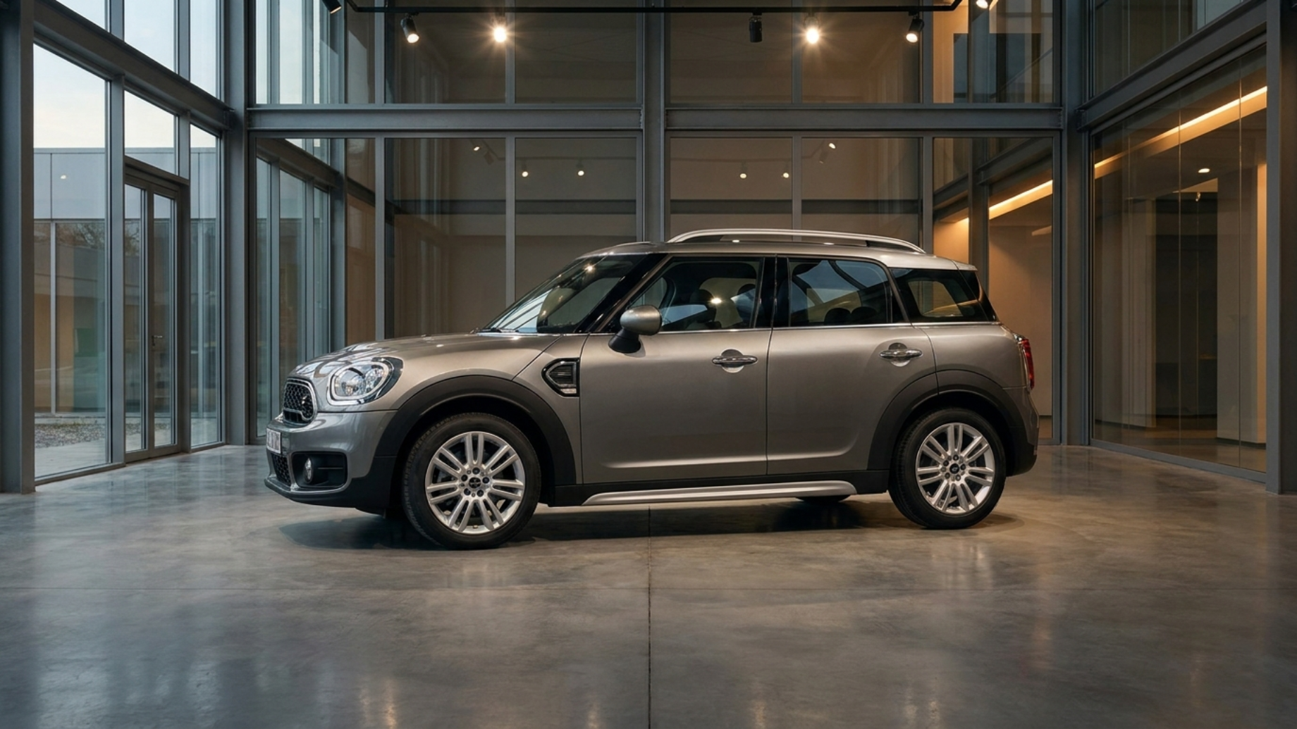 Mini Countryman F60 на премиальной подаче в автосалоне