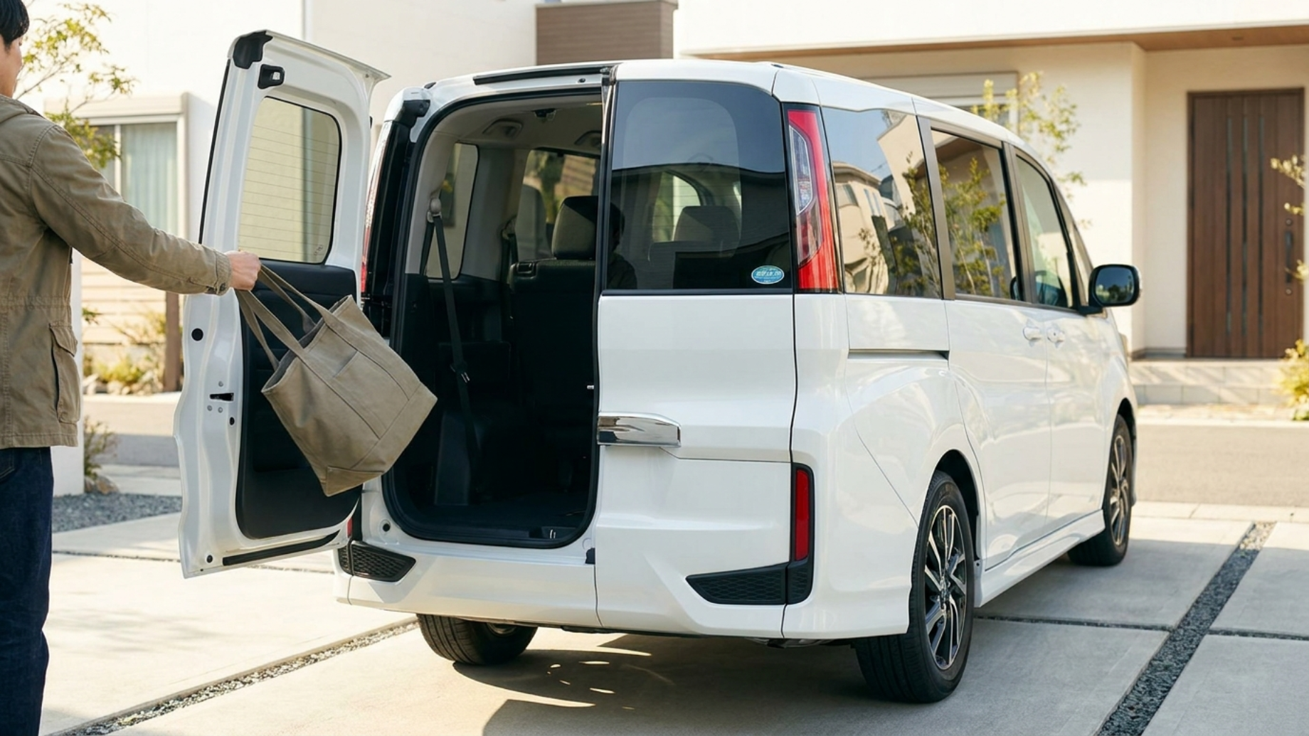 Фирменная задняя дверь вака-вака Honda Stepwgn, боковое открывание калитки