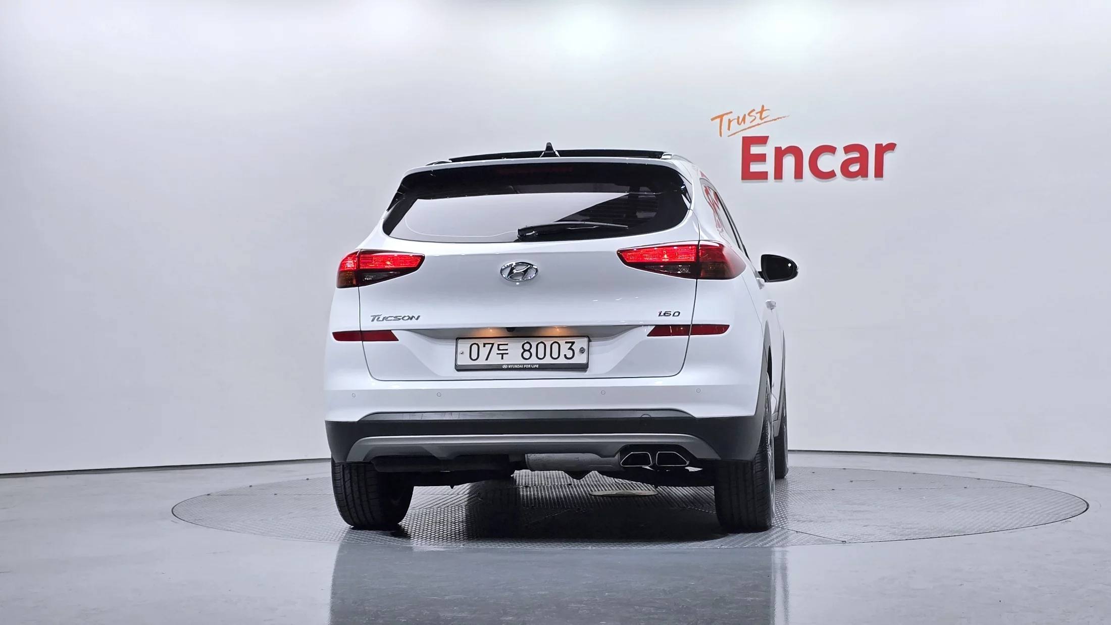 Hyundai Tucson TL 2019, вид сбоку, лот из Кореи (2/6)