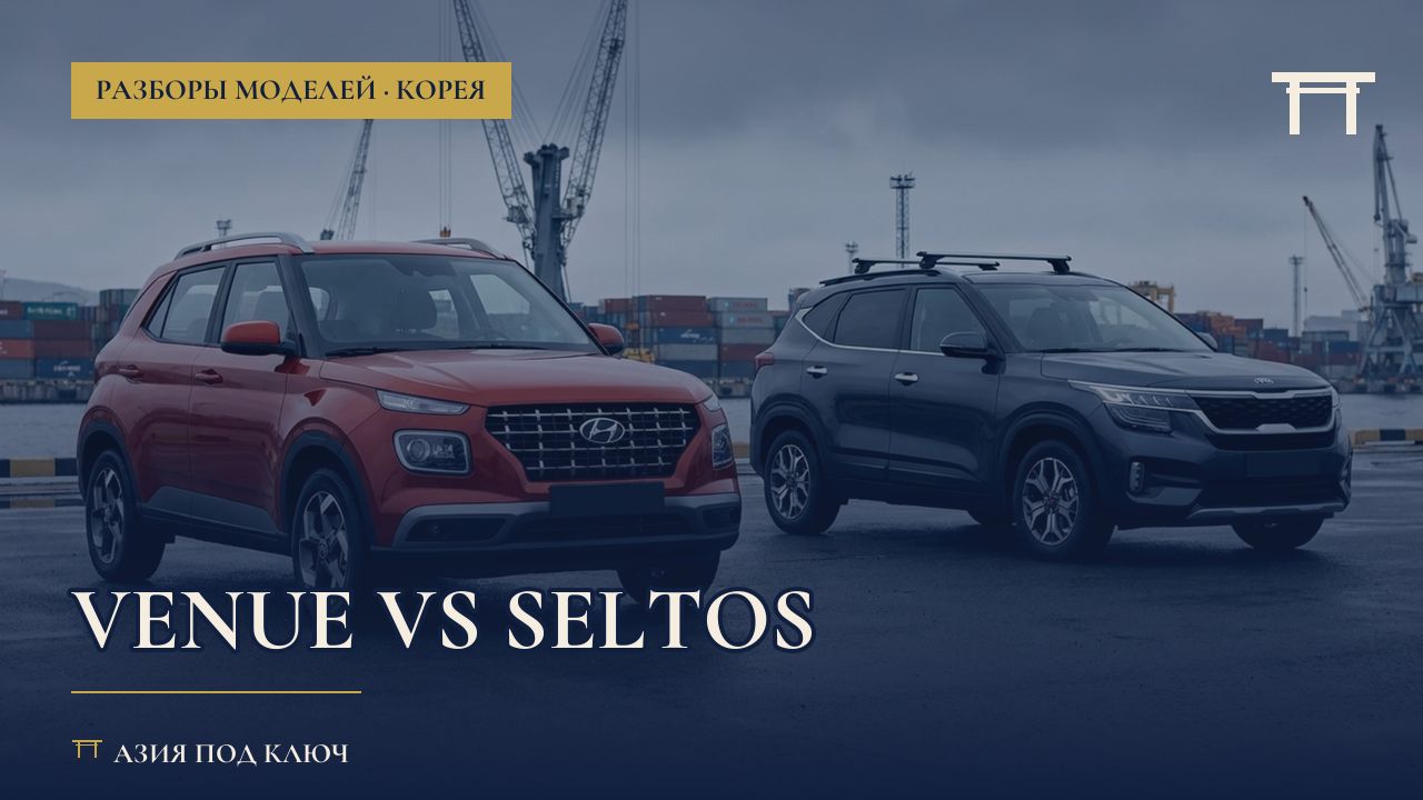 Hyundai Venue или Kia Seltos 2026: сравнение