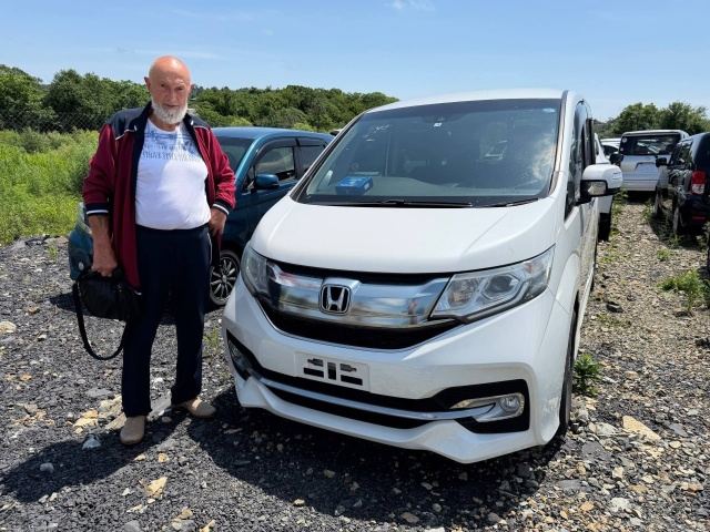 Виталя Шкирский со своей Honda из Японии